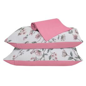 Jogo de Cama King Malha 100% Algodão Solecasa 3 pçs - ROSITA ROSE