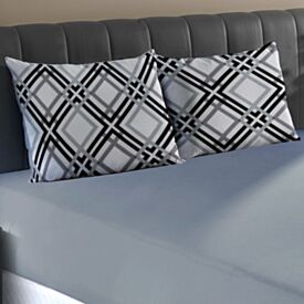 Jogo de Cama King Malha 100% Algodão Solecasa 3 pçs - Helder Cinza