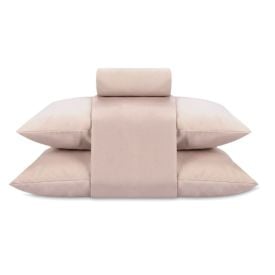 Jogo de Cama King Elegance Liso Havan Casa 4 Peças - Bege 3