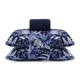 Jogo De Cama King Elegance Havan Casa 4 Pçs - Elegance Flowers Marinho