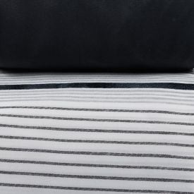 Jogo de Cama King Elegance Havan Casa 4 pçs - Tony Listra Cinza