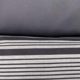 Jogo de Cama King Elegance Havan Casa 4 pçs - Farlei Listra Cinza
