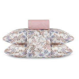 Jogo de Cama King Elegance Havan Casa 4 pçs - Giardino Bloom Rosa