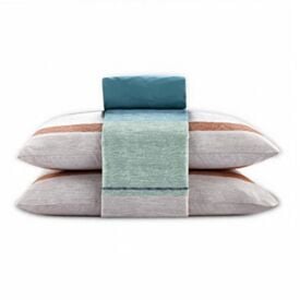 Jogo de Cama King Elegance Havan Casa 4 pçs - Paladio Listra Verde