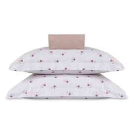 Jogo de Cama King Percal Buona Fortuna 3 pçs - Violet Rosa