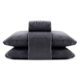 Jogo de Cama King Stripe Provence Havan Casa 4 pçs - Cinza