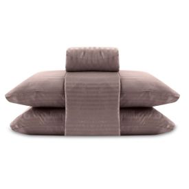 Jogo de Cama Queen 100% Poliéster Provence Havan Casa 4 pçs - Bege