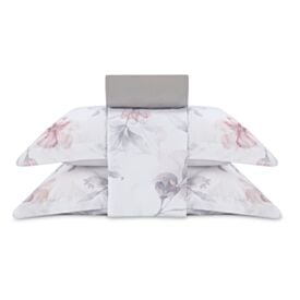 Jogo de Cama Queen Percal Buona Fortuna 4 pçs - Sophie Prata