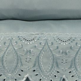 Jogo de Cama Queen Imperial com Renda Havan Casa 4 pçs - Verde