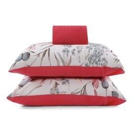 Jogo de Cama Queen Malha 100% Algodão Paris 3 pçs Havan Casa - Vivant Goiaba