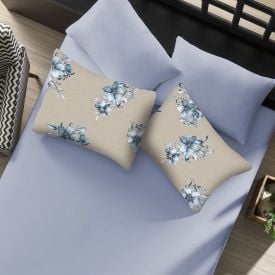 Jogo de Cama Queen Malha Havan Paris 3 p&ccedil;s Havan Casa - Crepusculo Azul Jeans