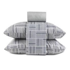 Jogo de Cama Queen Elegance Havan Casa 4 pçs - Detroit Geo Azul