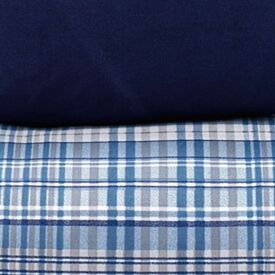 Jogo de Cama Queen Elegance Havan Casa 4 pçs - Jack Xadrez Azul