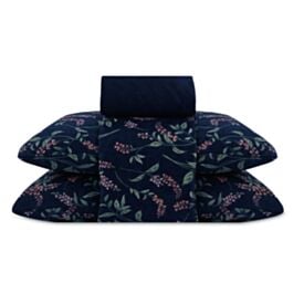 Jogo de Cama Queen Elegance Havan Casa 4 pçs - Julien Flowers Marinho