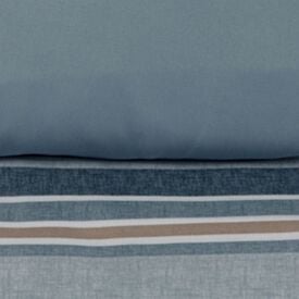 Jogo de Cama Queen Elegance Havan Casa 4 pçs - Lausane Listra Azul