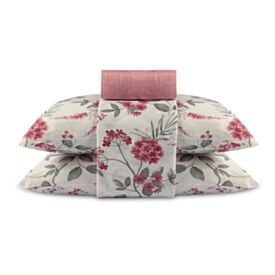 Jogo de Cama Queen Napoli Havan Casa 4 pçs - Yasmin Flores Rose