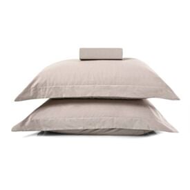 Jogo de Cama Queen Percal Buona Fortuna 3 pçs - Cru