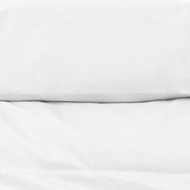 Jogo de Cama Queen Percal Buona Fortuna 3 pçs - Branco Liso Novo