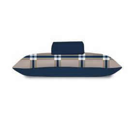 Jogo de Cama Solteiro Malha Havan Casa 2 pçs - Lumy Azul Marinho