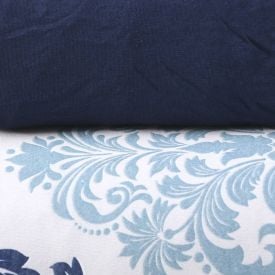 Jogo de Cama Solteiro Malha Paris Havan Casa 2 pçs - Julia Azul