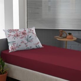 Jogo de Cama Solteiro Malha 100% Algodão Solecasa 2 pçs - LYS CARMIN