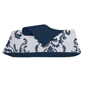 Jogo de Cama Solteiro Malha 100% Algodão Solecasa 2 pçs - IMPERIO AZUL MARINHO