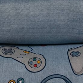  Jogo de Cama Solteiro 150 Fios Havan Kids 3 pçs - New Game Azul