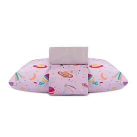 Jogo de Cama Solteiro 150 Fios Havan Kids 3 pçs - Galaxy Girl Rosa