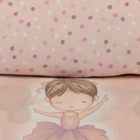 Jogo de Cama Solteiro 150 Fios Havan Kids 3 pçs - Bailarinas