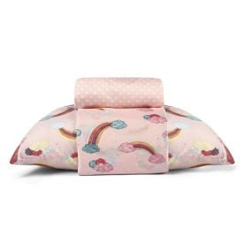 Jogo de Cama Solteiro 150 Fios Havan Kids 3 pçs - Unicórnio