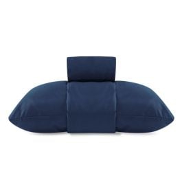 Jogo de Cama Solteiro Micro Percal Liso Havan Casa 3 Peças - Azul Marinho 2