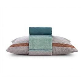 Jogo de Cama Solteiro Micropercal Havan Casa 3 p&ccedil;s - Paladio Listra Verde