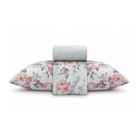 Jogo de Cama Solteiro Napoli Havan Casa 3 Peças - Suela Flowers Verde 2