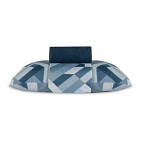 Jogo de Cama Solteiro Napoli Havan Casa 3 Peças - Arqui Azul