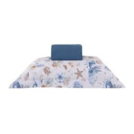 Jogo de Cama Solteiro Percal  Buona Fortuna 2 pçs - Acqua Azul