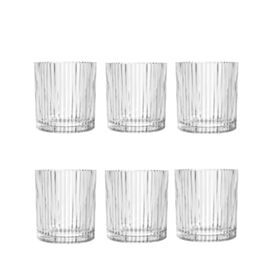 Jogo de Copos de Vidro Clear Lines 340Ml Inga - 6 peças