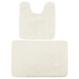 Jogo de Tapetes para Banheiro Firenze 2 Peças Havan Casa - Natural