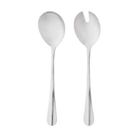Jogo De Utensílios Para Salada Inox Positano Lyor 2 Peças - Inox