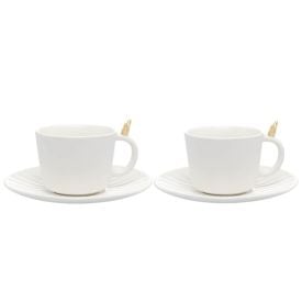 Jogo de Xícaras com Pires Colibri Wolff 170Ml - 4 Peças