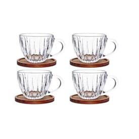 Jogo de Xícaras de Café Montecarlo 8 Peças Hauskraft - 180ml