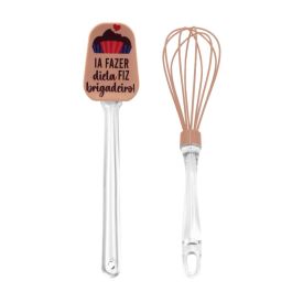 Jogo de Espátula e Batedor Brigadeiro 2 Peças - Havan Casa