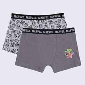 Kit 02 Cuecas Boxer Infantil 4 a 10 Anos Marvel