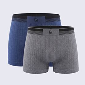Kit 02 Cuecas Boxer 4 a 10 Anos Infantil Sem Costura DelRio