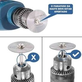 Kit 6 Mini Serras Para Furadeira - Meghazine