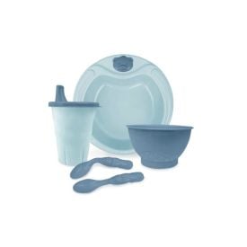 Kit Alimentação Infantil Adoleta Bebê Cajovil 5 Peças - Nevoa