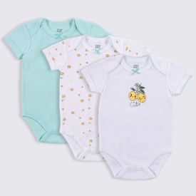 Kit Body Bebê 3 Peças Yoyo Baby