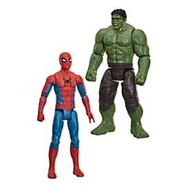 Kit Bonecos Homem-Aranha e Hulk Marvel Brand New Day Titan Series Hasbro