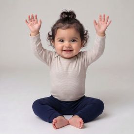 Kit Calça Menino 2 Peças RN a 9 Meses Yoyo Baby Azul Claro/Marinho