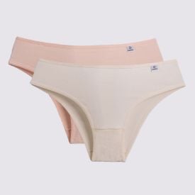 Kit Calcinha DelRio De Algodão Com 2 Unidades D2