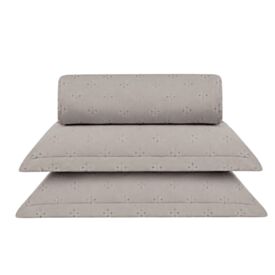 Kit Colcha Casal 100% Poliéster Elegance Havan Casa 3 pçs - Bege